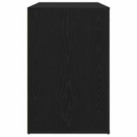 Bureau met lade Zwart Eiken 100 x 49 x 75 cm Bewerkt hout - thumbnail