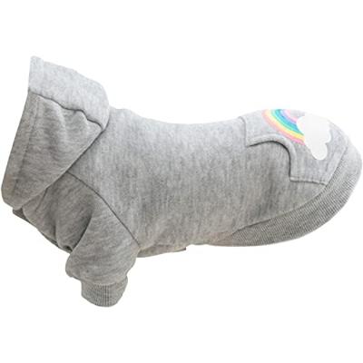 TRIXIE HONDENTRUI HOODIE RAINBOW FALLS GRIJS 24 CM TRIXIE HONDENTRUI HOODIE RAINBOW FALLS GRIJS 24 CM
