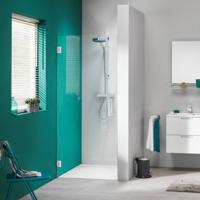 Nisdeur by Sealskin &apos;I AM&apos; 70x200 cm RVS Helder Antikalk Glas - thumbnail