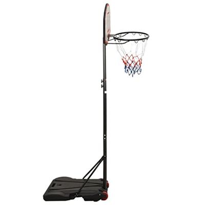 Basketbalstandaard 216-250 cm polyethyleen zwart - thumbnail