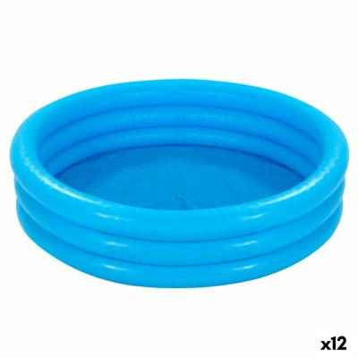Opblaasbaar Kinderzwembad Intex Blauw Ringen 156 L 114 x 25 cm (12 Stuks)
