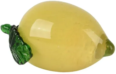 Decoris ornament glas citroen 10.5x5.5x5.5cm geel Decoris ornament glas citroen 10.5x5.5x5.5cm geel