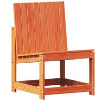3-delige Loungeset massief grenenhout wasbruin - thumbnail