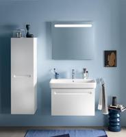 Spiegel Duravit No.1 Met Horizontale LED Verlichting 80x3.5x70 cm Mat Wit Duravit - thumbnail