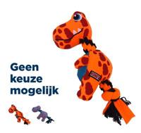 KONG SIGNATURE DYNOS FLEECE MET PIEP ASSORTI 32X14X10 CM - thumbnail