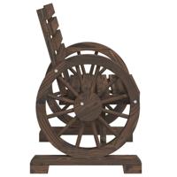 Tuinstoelen 4 st massief vurenhout - thumbnail