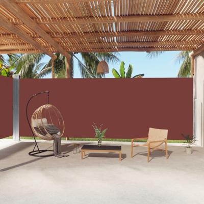 VidaXL Windscherm uittrekbaar 220x1000 cm bruin VidaXL Windscherm uittrekbaar 220x1000 cm bruin