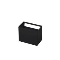 INK - Onderkast 2 Laden Push To Open 65cm Gelakt - 800x450x650 Mm - Mat Zwart - thumbnail