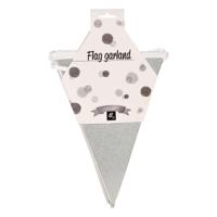 Vlaggenlijn Zilver, 6m - thumbnail