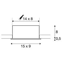 SLV 115711 LED-inbouwlamp 15 W Wit (mat) - thumbnail