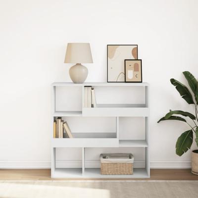 Boekenkast 100x33x156,5 cm bewerkt hout wit
