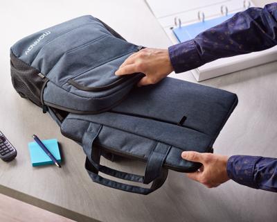 Laptoptas Monray SACKSCHARTER Blauw - thumbnail