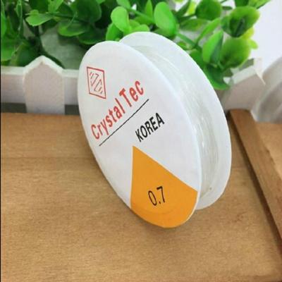 5 PC'S transparante visserij lijn elastische lijn DIY handgemaakte sieraden accessoires materiaal kralen kraal draad touw grootte: 0.7 mm