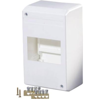 F-Tronic 7260013 KV04K Distributiekast Opbouw (op muur) Aantal groepen: 4 Aantal rijen: 1 Inhoud: 1 stuk(s)