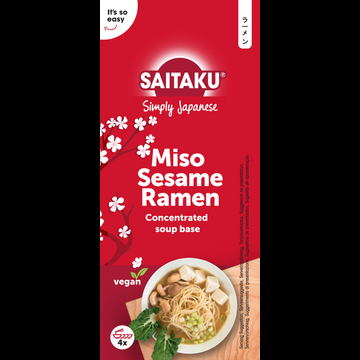 Saitaku Miso Sesame Ramen 4 x 50 g bij Jumbo