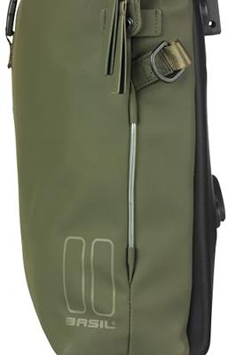 Basil Fietsschoudertas soho mik studs | groen 17l - thumbnail