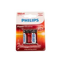 Philips AAA Alkaline Batterijen 4 Stuks - thumbnail