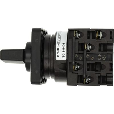 Eaton T0-3-8401/E Nokkenschakelaar Met nulstelling 20 A 690 V 2 x 30 ° Grijs, Zwart 1 stuk(s) Piece
