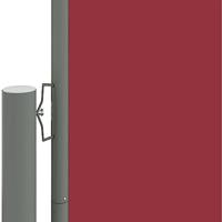VidaXL Windscherm uittrekbaar 220x1200 cm rood - thumbnail