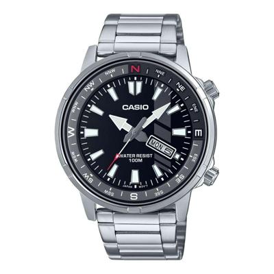 Horloge Heren Casio MTD-130D-1A4VDF Zilverkleurig (Ø 44 mm)