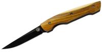 LUG zakmes Pistazie 19,6 cm RVS/hout zwart/bruin - thumbnail