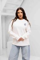 Flora 2.0 Longsleeve Shirt Dames Off-White/Blue - thumbnail