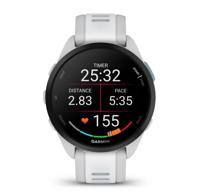 Connected GPS-horloge - GARMIN - Forerunner 165 - 1.2 - Wit met witte en lichtgrijze armband - thumbnail