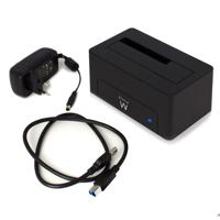 Ewent EW7012 basisstation voor opslagstations USB 3.2 Gen 1 (3.1 Gen 1) Type-B Zwart - thumbnail