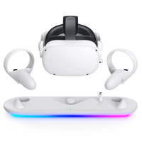 KIWI design RGB Oplaadstation voor Quest 2 - thumbnail