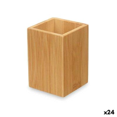 Tandenborstelhouder Berilo Natuurlijk Bamboe Plastic 6,8 x 9,7 x 6,8 cm (24 Stuks) Tandenborstelhouder Berilo Natuurlijk Bamboe Plastic 6,8 x 9,7 x 6,8 cm (24 Stuks)