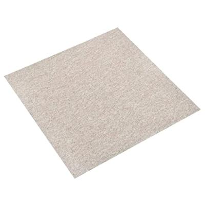 Tapijttegels 20 st 5 m 50x50 cm lichtbeige