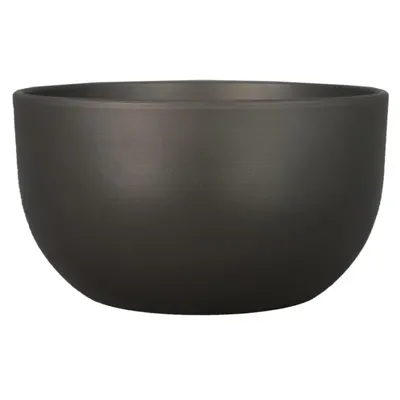 Schaal boule d26h14cm antraciet mat