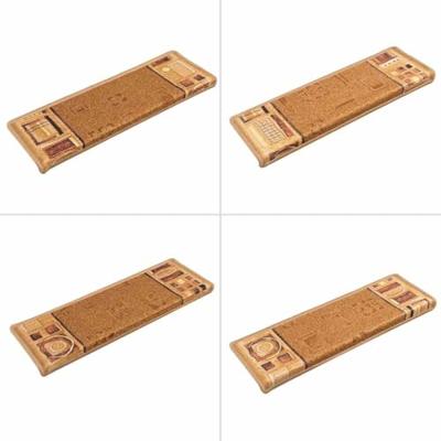 Trapmatten zelfklevend 10 st 65x21x4 cm beige Trapmatten zelfklevend 10 st 65x21x4 cm beige