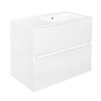 Best Design Onderkast Splash White Greeploos 80x56x47 cm 2 Softclose Laden Glans Wit - thumbnail