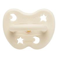 Hevea fopspeen orthodontisch natuurrubber Milky White 3-36 mnd - thumbnail