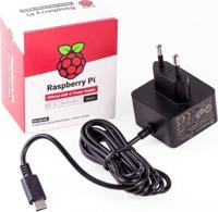 Raspberry Pi Foundation Officiële Black Raspberry Pi 5.1A / 3A PSU voedingseenheid - thumbnail