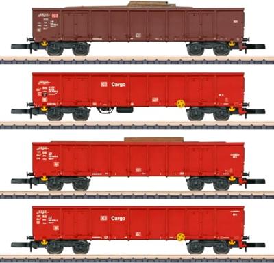 Märklin 82542 Z 4-delige set hoogborderwagens Schrotttrein van de DB AG Märklin 82542 Z 4-delige set hoogborderwagens Schrotttrein van de DB AG