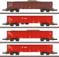 Märklin 82542 Z 4-delige set hoogborderwagens Schrotttrein van de DB AG - thumbnail