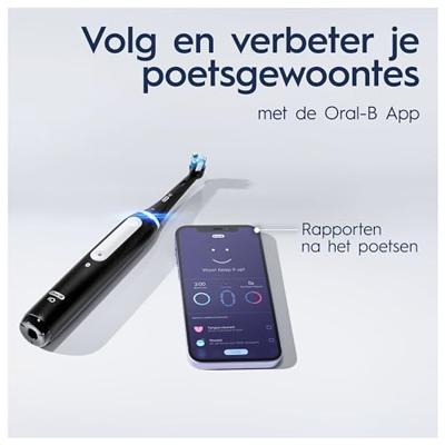 Oral B iO Series 4 met Reis etui Tandenborstel Zwart - thumbnail