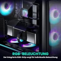 Phanteks PH-EC400GA_DBK01 Midi-tower Behuizing, Gaming-behuizing, PC-behuizing Zwart - thumbnail