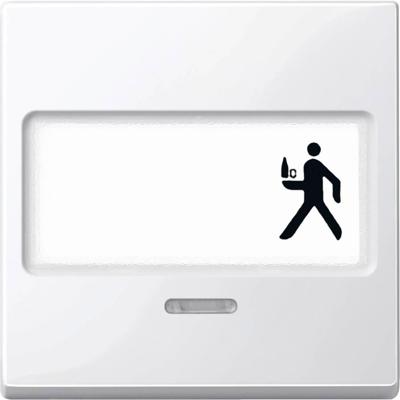 Merten 434719 Wisselschakelaar Afdekking System M Polar-wit 1 stuk(s)