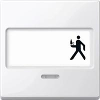 Merten 434719 Wisselschakelaar Afdekking System M Polar-wit 1 stuk(s) - thumbnail