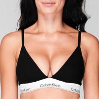 Calvin Klein Triangle Bralette dames - Unlined - Bh zonder beugel - Triangle bh - Katoen modal - thumbnail