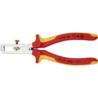Knipex afstriptang + veer comfort 160 mm vde - 11 06 160 sb - 1106160sb