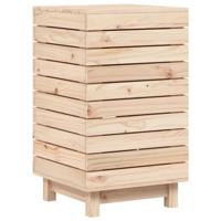 VidaXL Wasmand 44x44x76 cm massief grenenhout - thumbnail