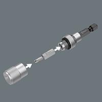 Wera 896/4/1 ZB Bithouder met diepte-instelling 1/4" x 50mm - 05073210001 - thumbnail