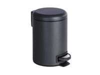 Wenko Prullenbak Leman 3 L (Zwart) - thumbnail