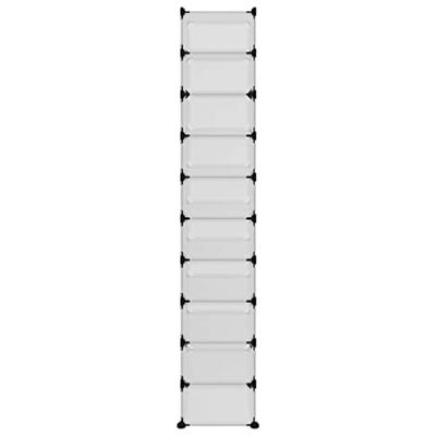 Schoenenrek 44x32x174 cm polypropeen transparant Schoenenrek 44x32x174 cm polypropeen transparant