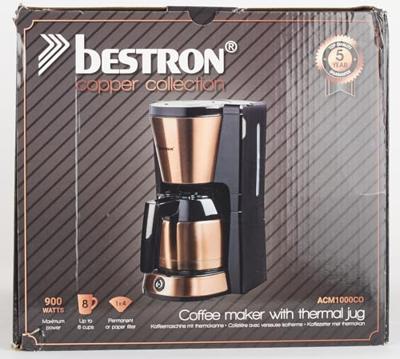 Bestron ACM1000CO Koffiefilter apparaat Brons