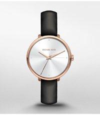 Horlogeband Michael Kors MK2819 Leder Zwart 14mm